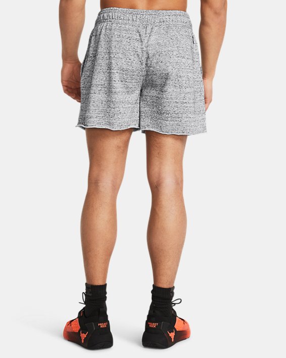 Men's Project Rock Terry Shorts in Gray image number 1